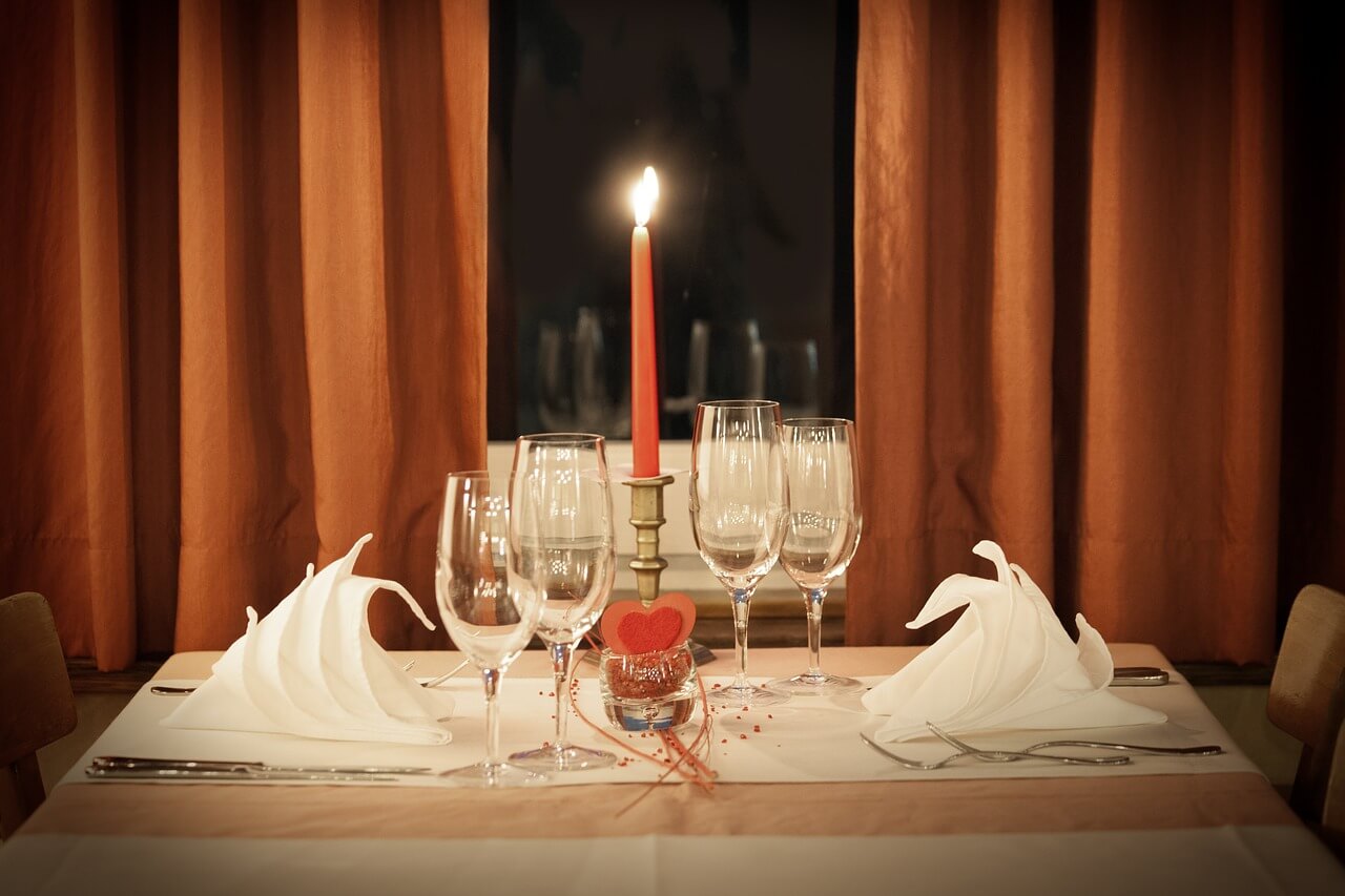 ρομαντικό τραπέζι